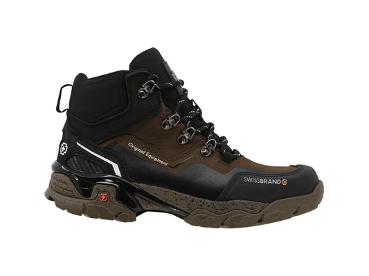 Bota Hiking Swissbrand Alpes 406 Café Caballero