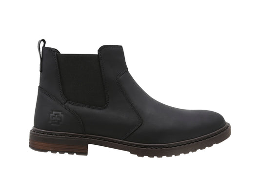 Botín Chelsea de Piel Swissbrand Uster 453 Negro Hombre