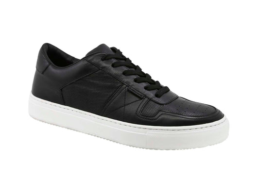 Tenis Swissbrand de Piel Olten 290 Negro Hombre