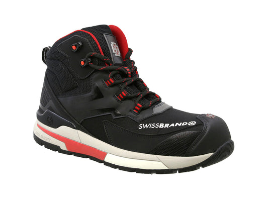 Bota Industrial Swissbrand Coira 654 Negro para Hombre