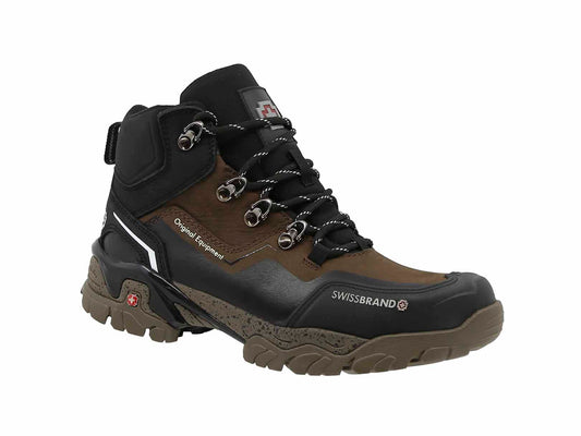 Bota Hiking Swissbrand Alpes 406 Café Caballero