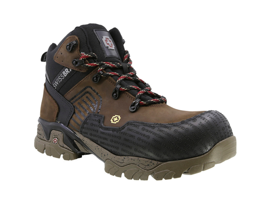 Bota Trabajo Industrial Swissbrand Alpes 408C Café Caballero