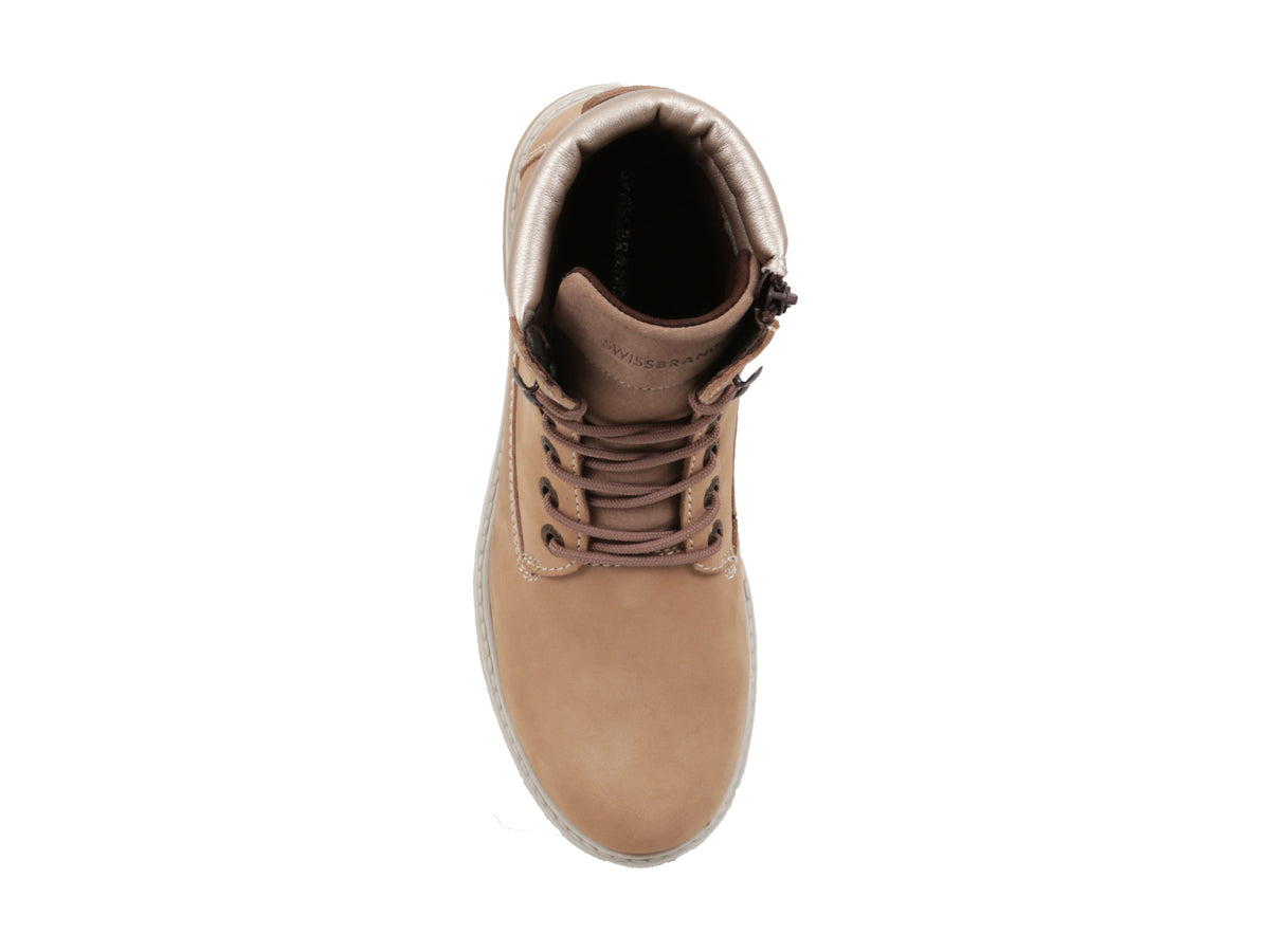 Bota Urbana Swissbrand Cham Beige 560 Dama