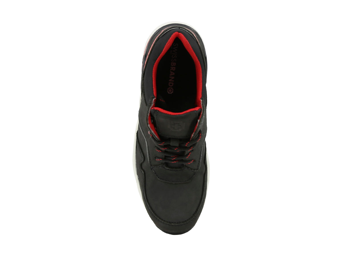 Tenis Industrial Swissbrand Coira Negro 650 Caballero