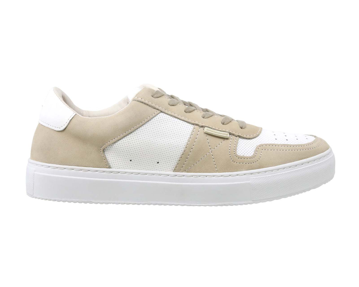 Tenis Swissbrand de Piel Olten 290 Blanco Beige Hombre