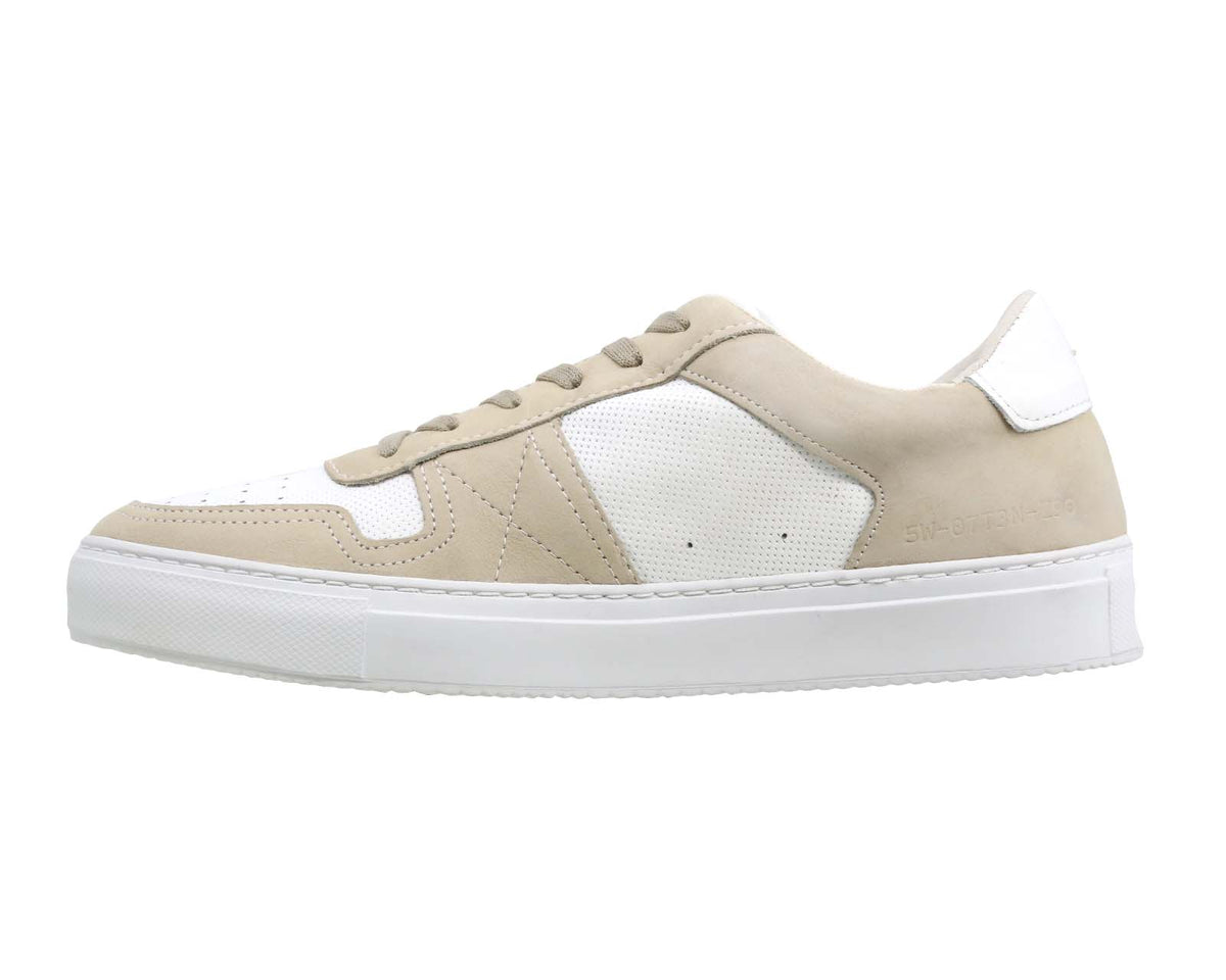 Tenis Swissbrand de Piel Olten 290 Blanco Beige Hombre