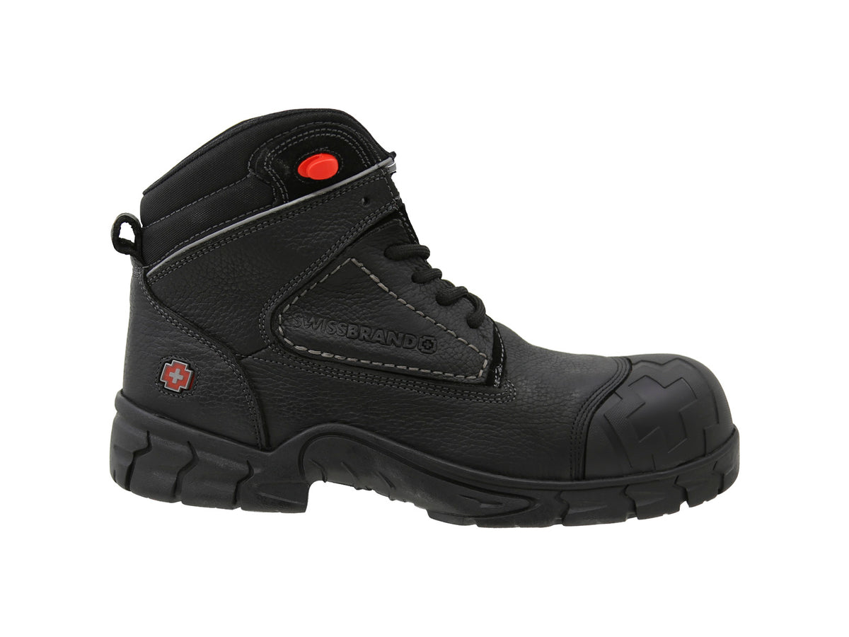 Bota Industrial Swissbrand Gladiador Negro 510701 Caballero