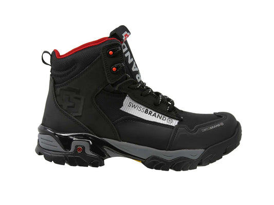 Bota para Senderismo Swissbrand Alpes 407 Negro Hombre
