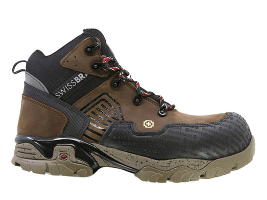 Bota Trabajo Industrial Swissbrand Alpes 408C Café Caballero