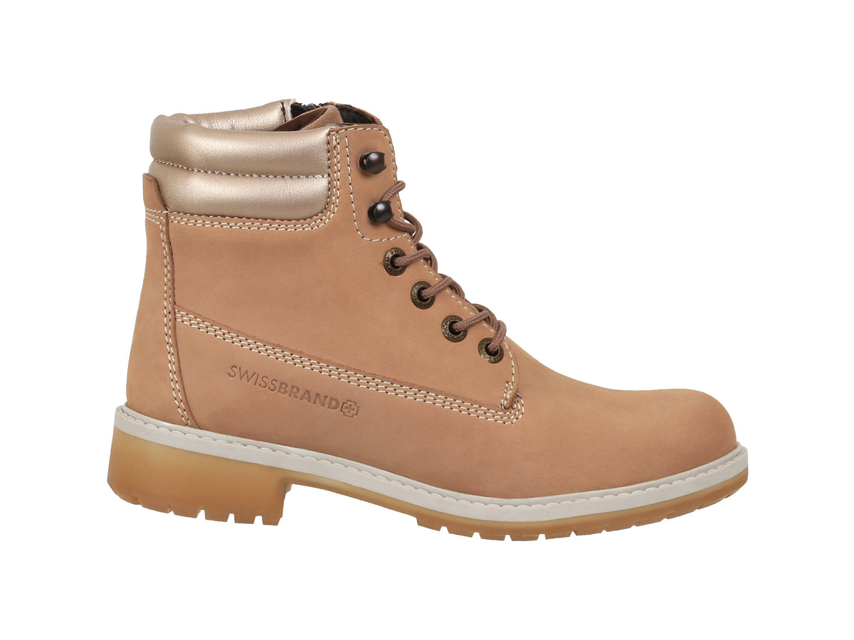 Bota Urbana Swissbrand Cham Beige 560 Dama