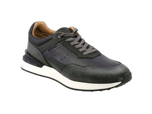 Sneaker de Piel Swissbrand Renens 300 Negro Hombre