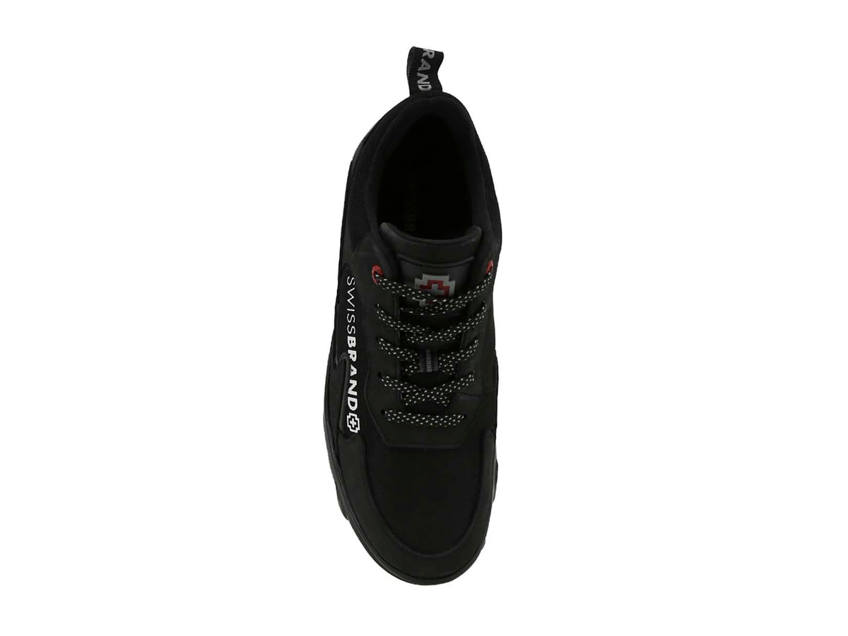 Tenis Urbano Swissbrand Locarno 972 Negro Hombre