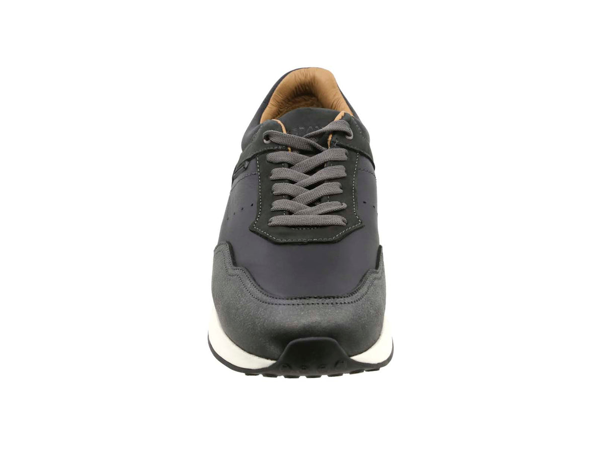 Sneaker de Piel Swissbrand Renens 300 Negro Hombre