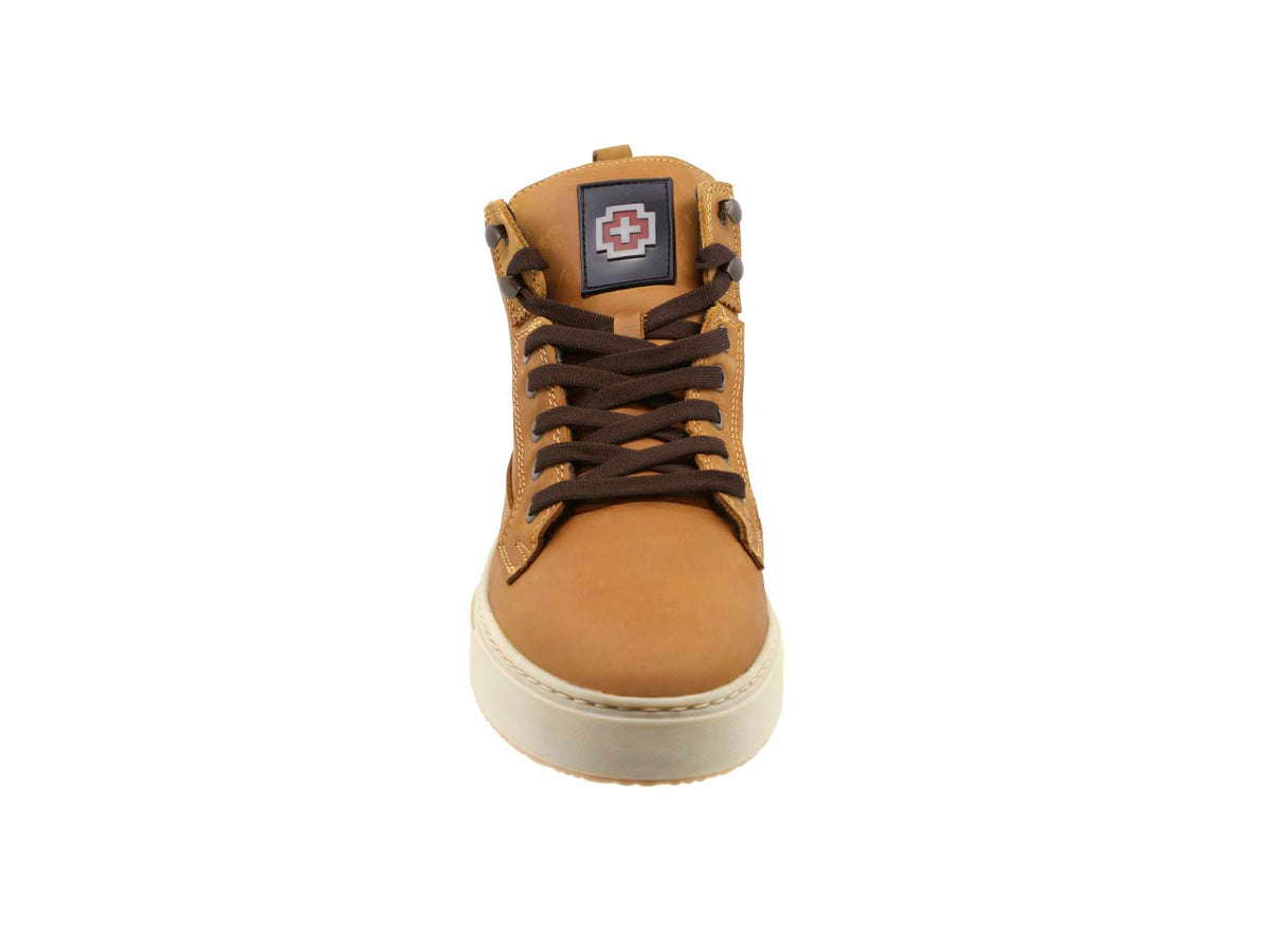 Sneaker High Top Swissbrand Olten 291 Camel Hombre