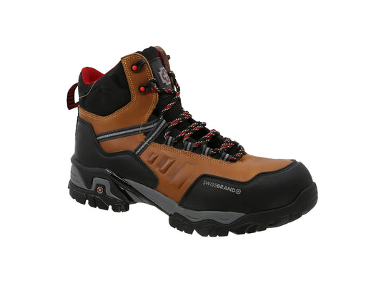 Bota de Trabajo Industrial Swissbrand Alpes 404-C Miel Caballero